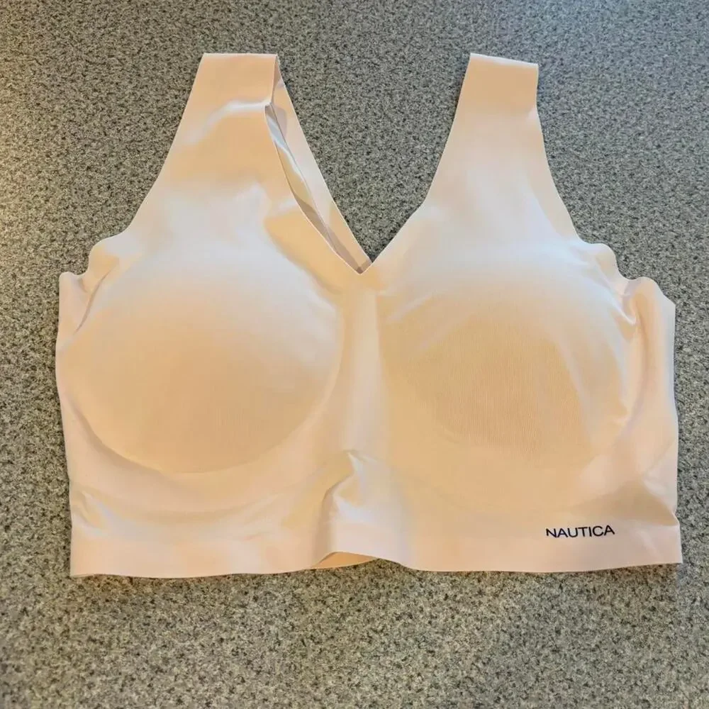 Nautica Intimates Seamless Bralette - Pink - Size Medium